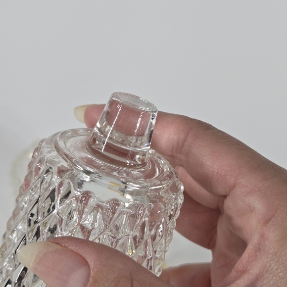 Vintage Quilted Diamond Partylite Votive Candle Holder Glass Sconce PAIR MCM - Picture 15 of 17